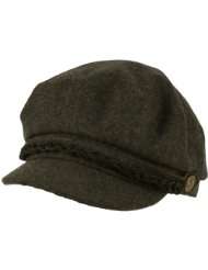 Mens Greek Fisherman Winter Wool Blend Cabby Driver Hat Flat Cap 