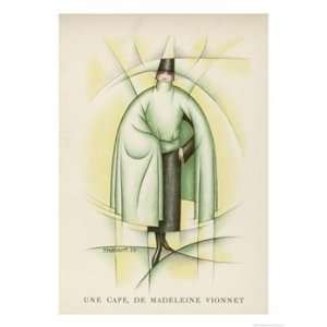  Circular Cape by Madeleine Vionnet Depicted Using a Modern 