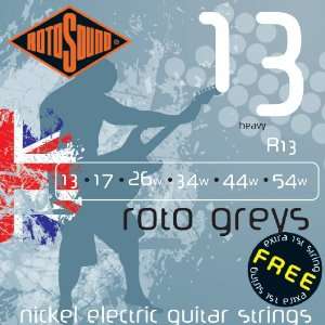  Rotosound R13 Nickel Heavy Electric Guitar Strings (13 17 