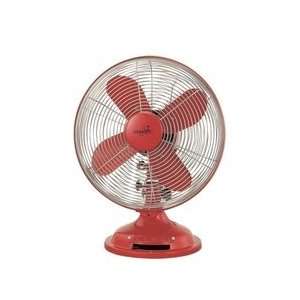    Minka Aire Lighting RETRO STYLE TABLE TOP FAN RED Appliances