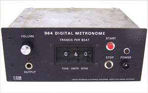 UREI 964 Digital Metronome, recapped, works perfectly  