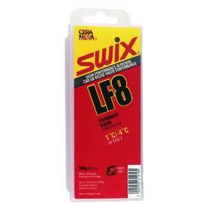  Swix LF8 Red/Pink Low Fluoro Wax (180g Bar) Sports 