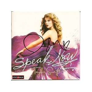 Taylor Swift Signed Speak Now in Person