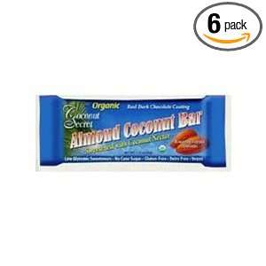 Coconut Secret Coconut Bar, Almond, 1.75 Ounce (Pack of 6)  