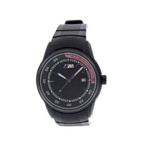  BMW M Sport Watch with Black Rubber Strap Automotive