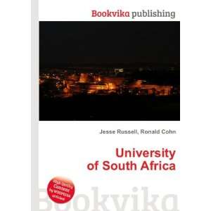  University of South Africa Ronald Cohn Jesse Russell 