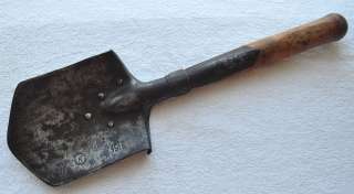 1916 Imperial Russia WWI Military Spade Shovel КШ Mark  