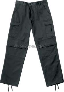 Ultra Force Relaxed BDU Tactical Army Uniform Zipper Fly Pants  