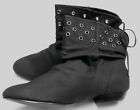 Ladies Fashion Black Ankle Boot with Warm Fur Lining