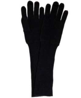 Magaschoni midnight blue cashmere gloves  