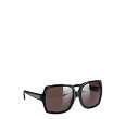 burberry burberry london black etched detail oversized sunglasses