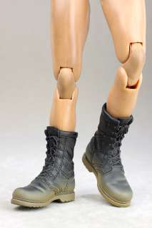 ms0021 man black long boot shoes fits 12 figures GTC  
