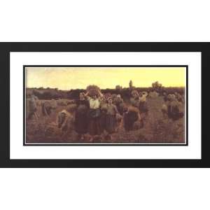  Breton, Jules 40x24 Framed and Double Matted The Recall of 