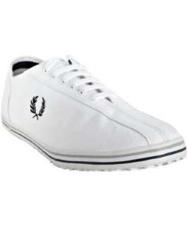 Fred Perry white canvas Kingston Bowling sneakers   up to 70 