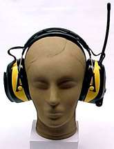   Headset Headphone AM FM Noise Blocking Reducing Nascar Racing Scanner