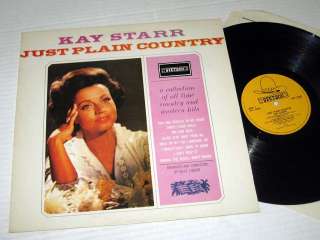 KAY STARR Just Plain Country STETSON VG++/NM  UK Press  