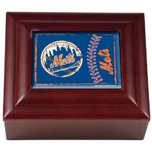  New York Mets Wood Keepsake Box