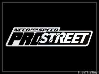 Need for Speed Pro Street Logo Die Cut Sticker (2x)  