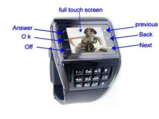   Quad Band Wrist Watch Mobile Phone /4 player AVATARET 1 W/Keyboard