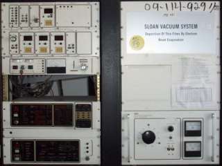 Sloan Model SL 1800 Electron Beam Evaporation System for Rebuild or 