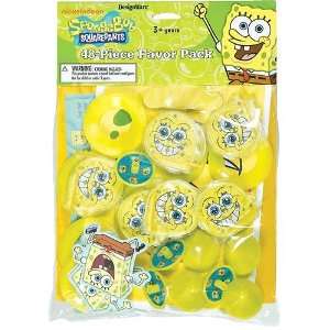  Spongebob Squarepants 48 Piece Favor Pack Toys & Games