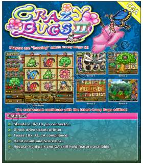Crazy Bugs II by IGS 8 Liner Game Board (NEW)  