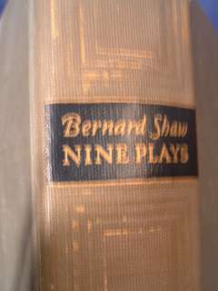 NINE PLAYS BY BERNARD SHAW, With prefaces and notes / New York Dodd 