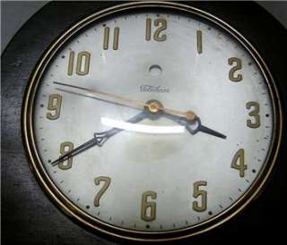 vintage nice Telechron mantel clock 4F03 Perry, runs + extra movement 