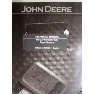   John Deere F912/F915/F935 Front Mowers OEM Service Manual John Deere