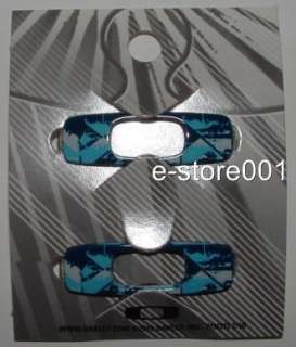 New Oakley Batwolf Blue Icon Logo Replacement Kit  