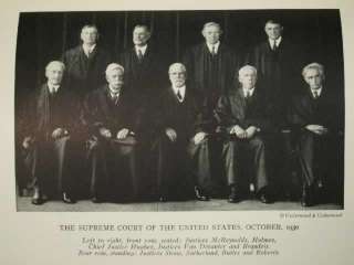 1932 Supreme Court JUSTICE OLIVER WENDELL HOLMES bio Silas Bent Photos 