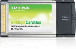 Lot 7 TP Link 54Mbps Wireless Cardbus Adapter TL WN310G  