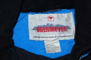 Womens Obermeyer Snowmobile Ski Suit Snowsuit Winter Coat Pants 6 Blue 