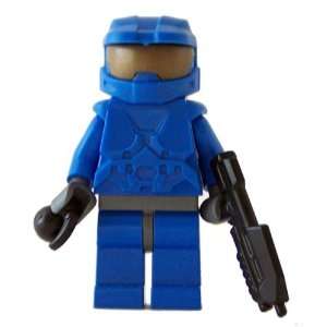  HALO Master Chief (Blue)   Custom LEGO Minifigure Toys 