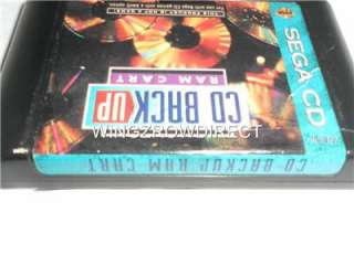 SEGA CD BACKUP RAM CART   X16 INTERNAL MEMORY  