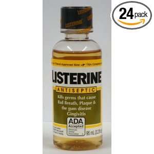 Listerine Antiseptic Mouthwash, Original 3.2 Ounces / 95 Ml (Case of 