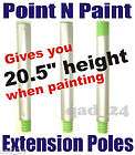 3pc extension poles stick for your point n paint paint