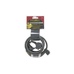  Knox Lock Defender Cable 12mm x 6ft Combination Coil Black 