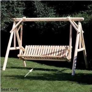  6 Classic Log Swing [Seat Only] Patio, Lawn & Garden