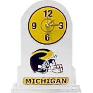  Michigan Wolverines Helmet Acrylic Desk Clock