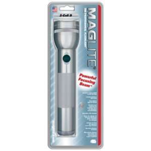  MagLite   2 D Cell Flashlight, Grey