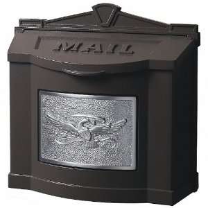  Gaines WM Wall Mount Mailbox, Eagle Design WM 8, Bronze 