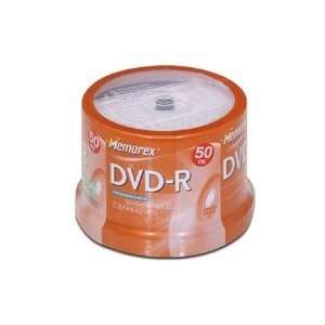  Memorex 16x DVD R Media   4.7GB   120mm Standard   50 Pack 