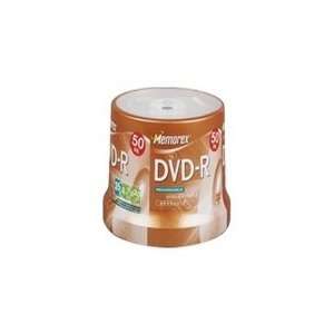  Memorex   50 x DVD R   4.7 GB 16x   spindle   storage media 