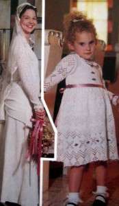 MACHINE KNITTING PATTERNS~Special Occasions~Wedding~Bride~Flower Girl 