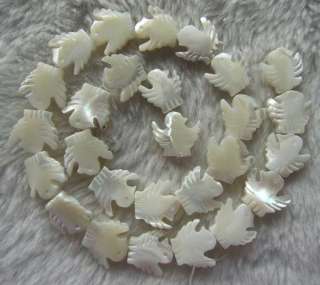 15inch 15mm Mop Mother of Pearl Carved Pigeon Beads  