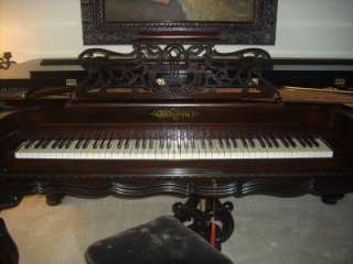 CHICKERING VICTORIAN SQUARE GRAND PIANO ROSEWOOD FULLY RESTORED  