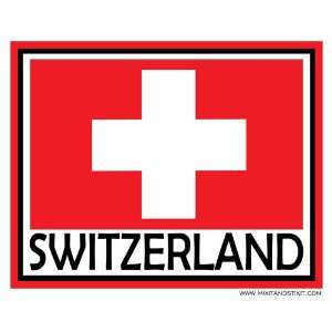    Flag of Switzerland Mini Locker/Fridge Magnet 
