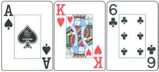 KEM 100% Plastic Playing Cards Jacquard Poker Jumbo  