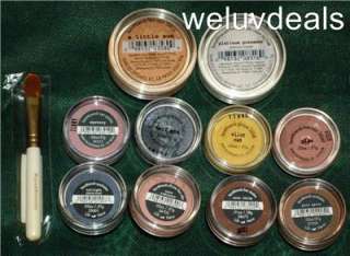 Bare Escentuals Minerals Lot 10 Eye Shadow Face Color NEW Sealed Lrg 
